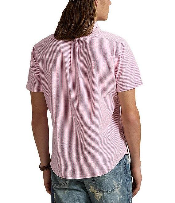 Polo Ralph Lauren RL Prepster Classic-Fit Seersucker Short-Sleeve Woven Shirt Product Image