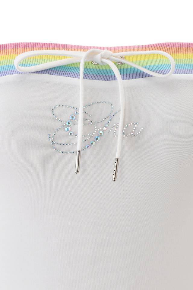 NIJI BOOB TUBE - WHITE Product Image