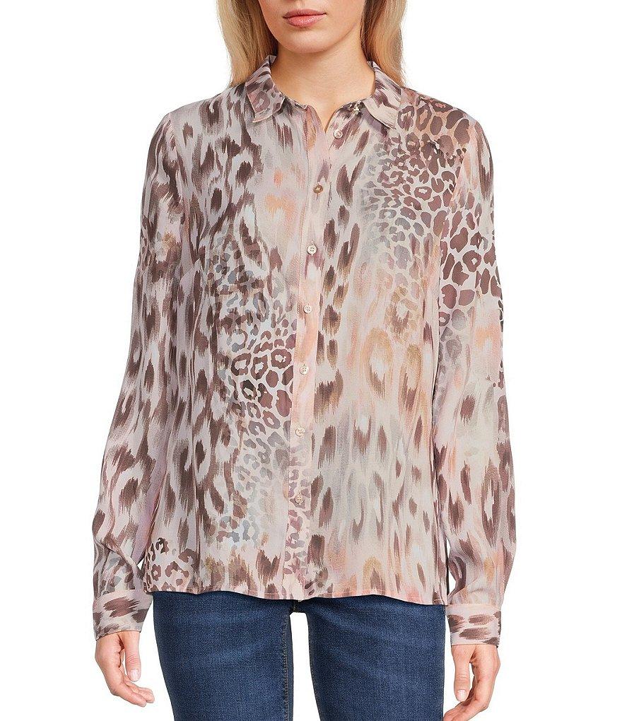 Guess Clouis Long Sleeve Jaguar Printed Shirt Product Image