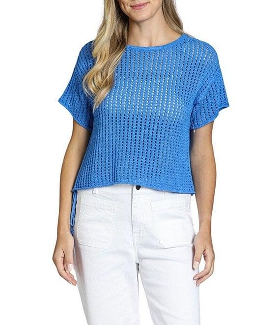 APNY Knit Crew Neck Short Sleeve Top Product Image