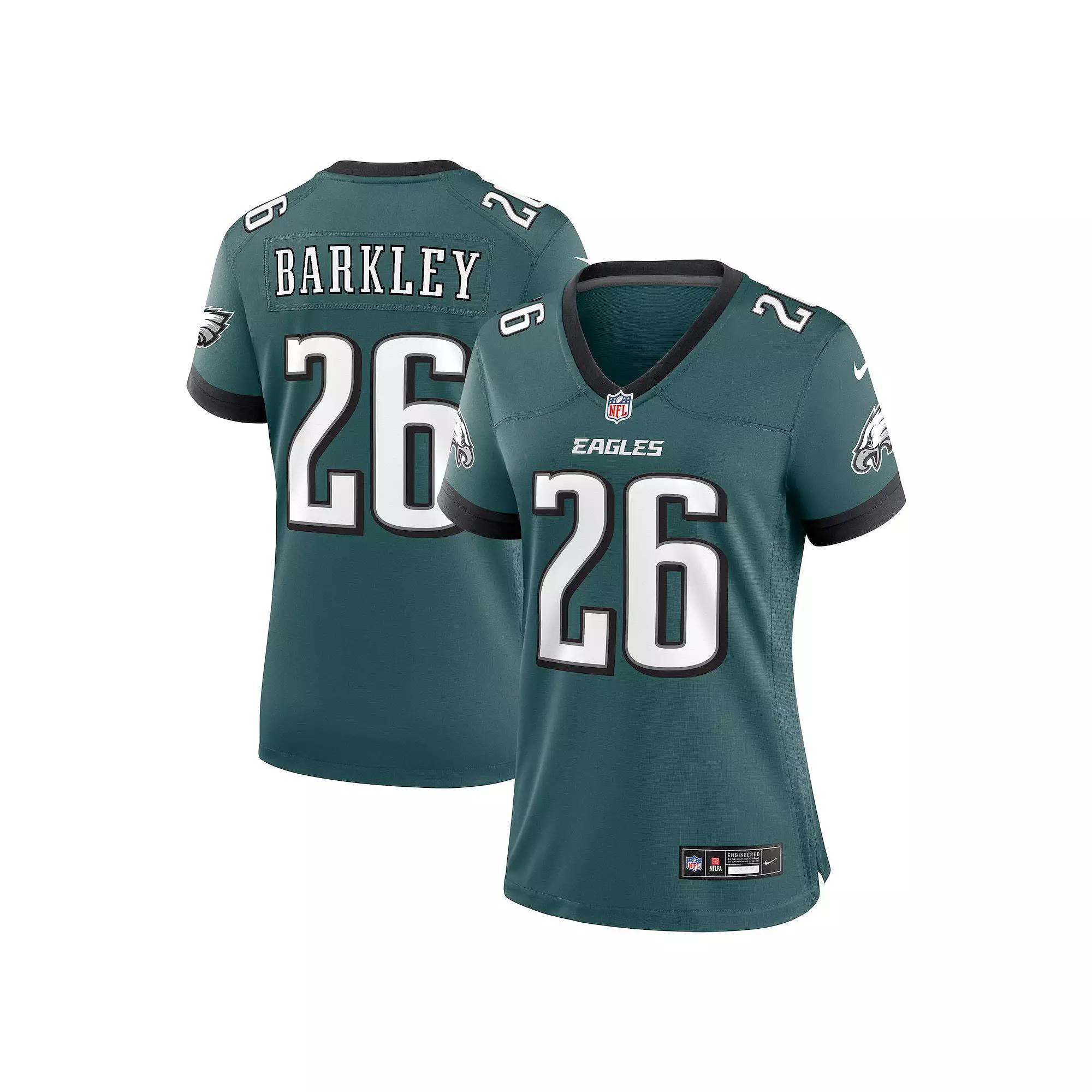 Women's Nike Saquon Barkley Midnight Green Philadelphia Eagles Game Player Jersey,  Product Image