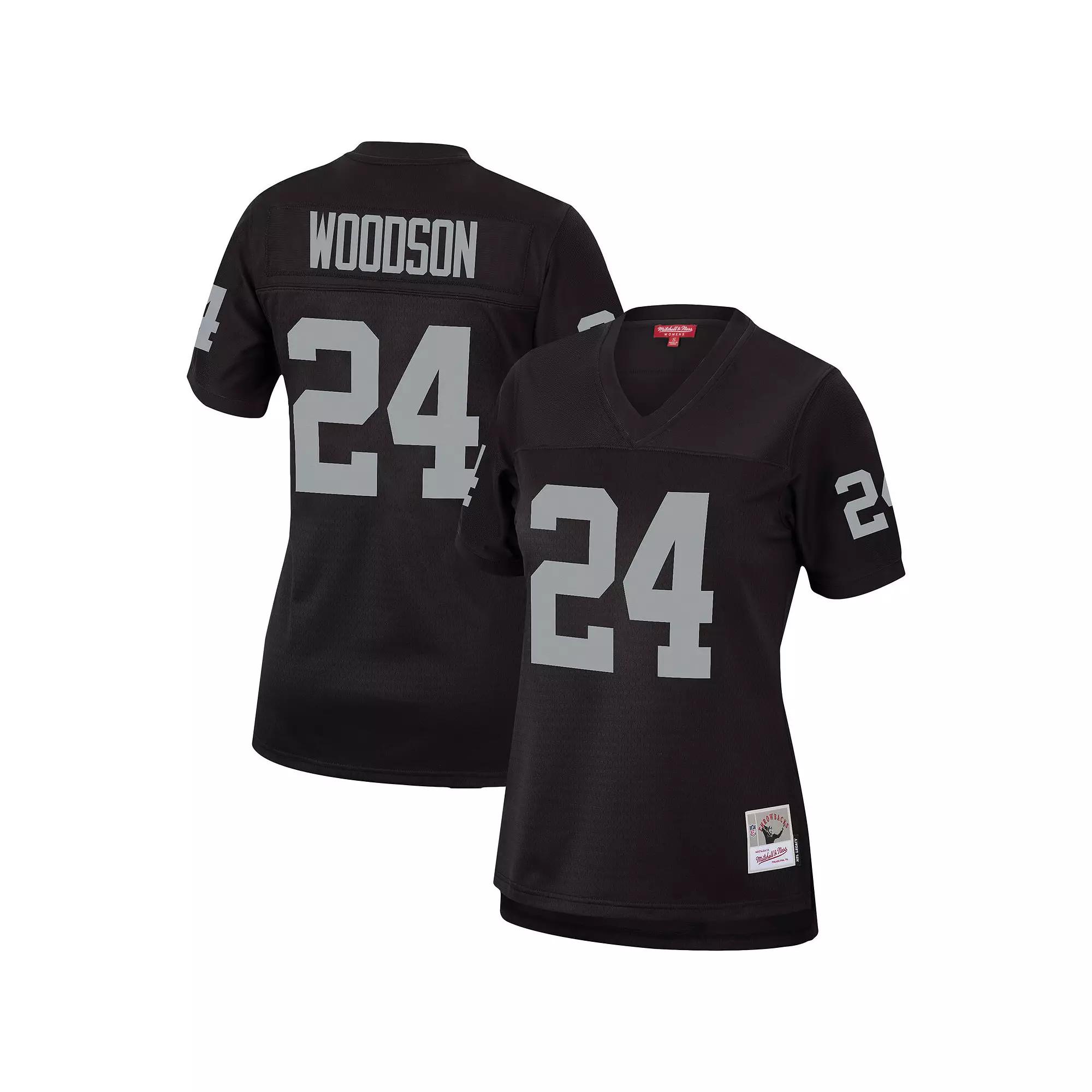 Women's Mitchell & Ness Charles Woodson Black Las Vegas Raiders Legacy Replica Team Jersey, Size: Medium, Lvr Black Product Image