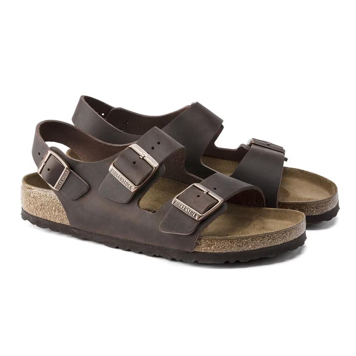 Birkenstock Men's Milano Oiled Leather Sandal Product Image