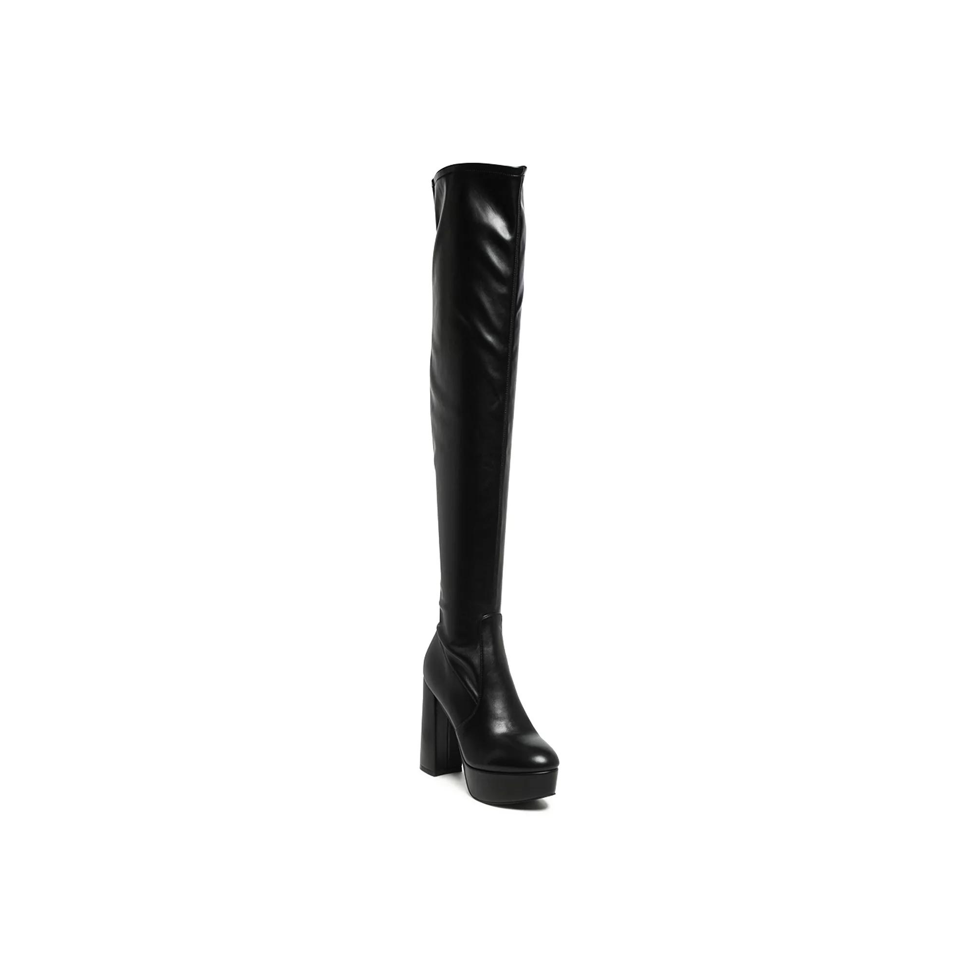 London Rag Bubble Women's Heeled Thigh High Boots,  Product Image