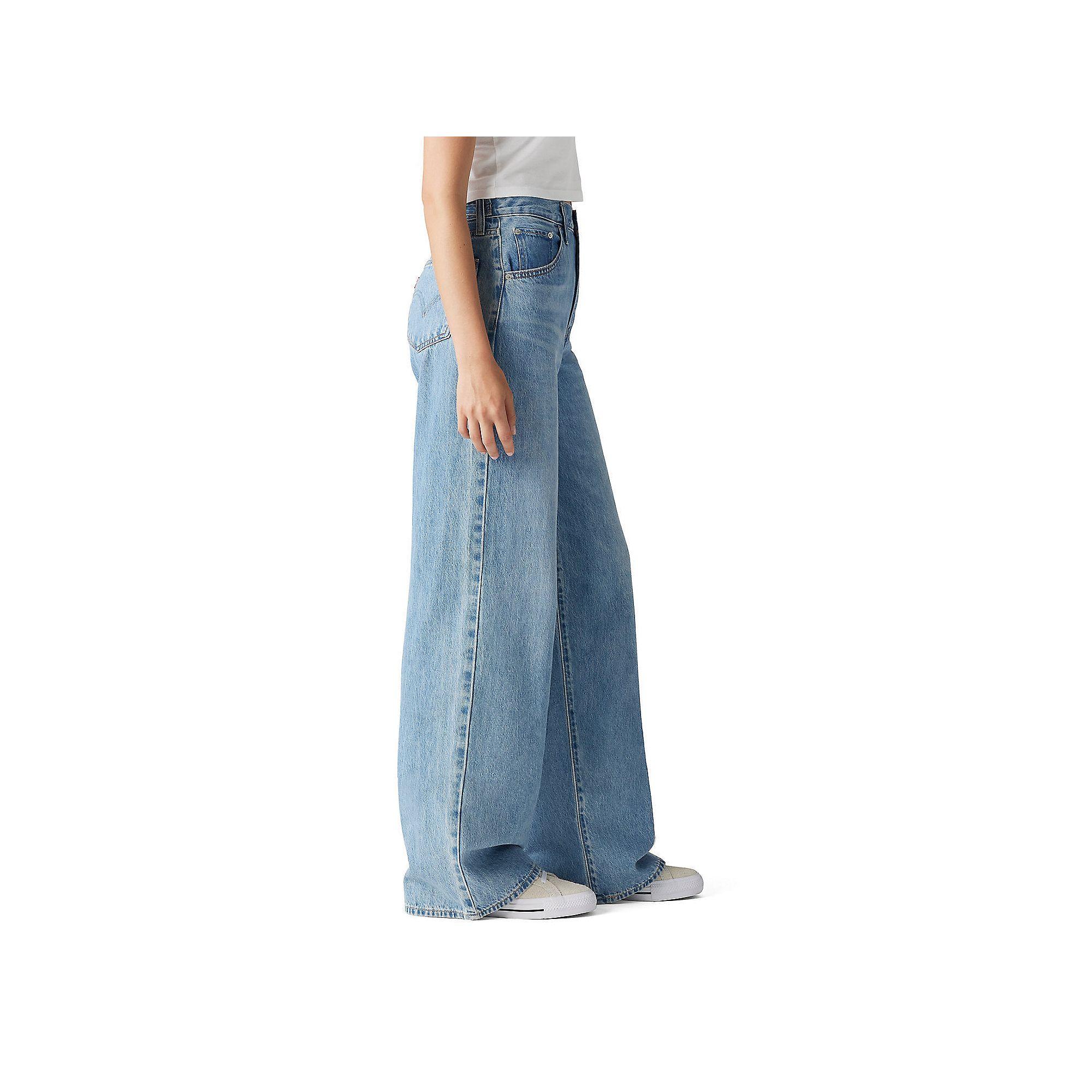 Levi's® Women's High-Rise Cinch Baggy Jeans - Invested Indigo 29 Product Image