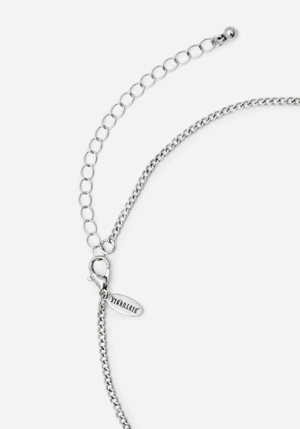 Cerelia Etched Locket Necklace Product Image