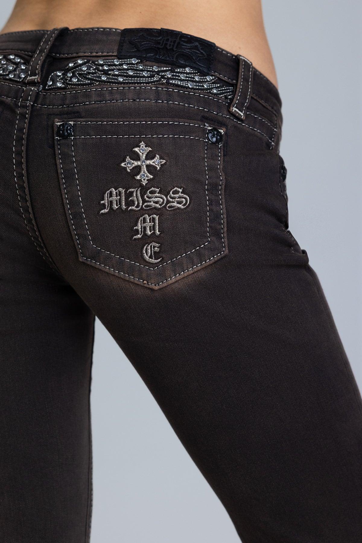 Gabbriette Low Rise Bootcut Jeans Product Image