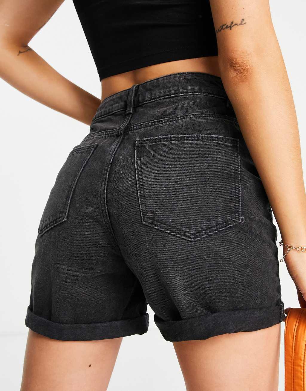 Noisy May denim mom shorts Product Image