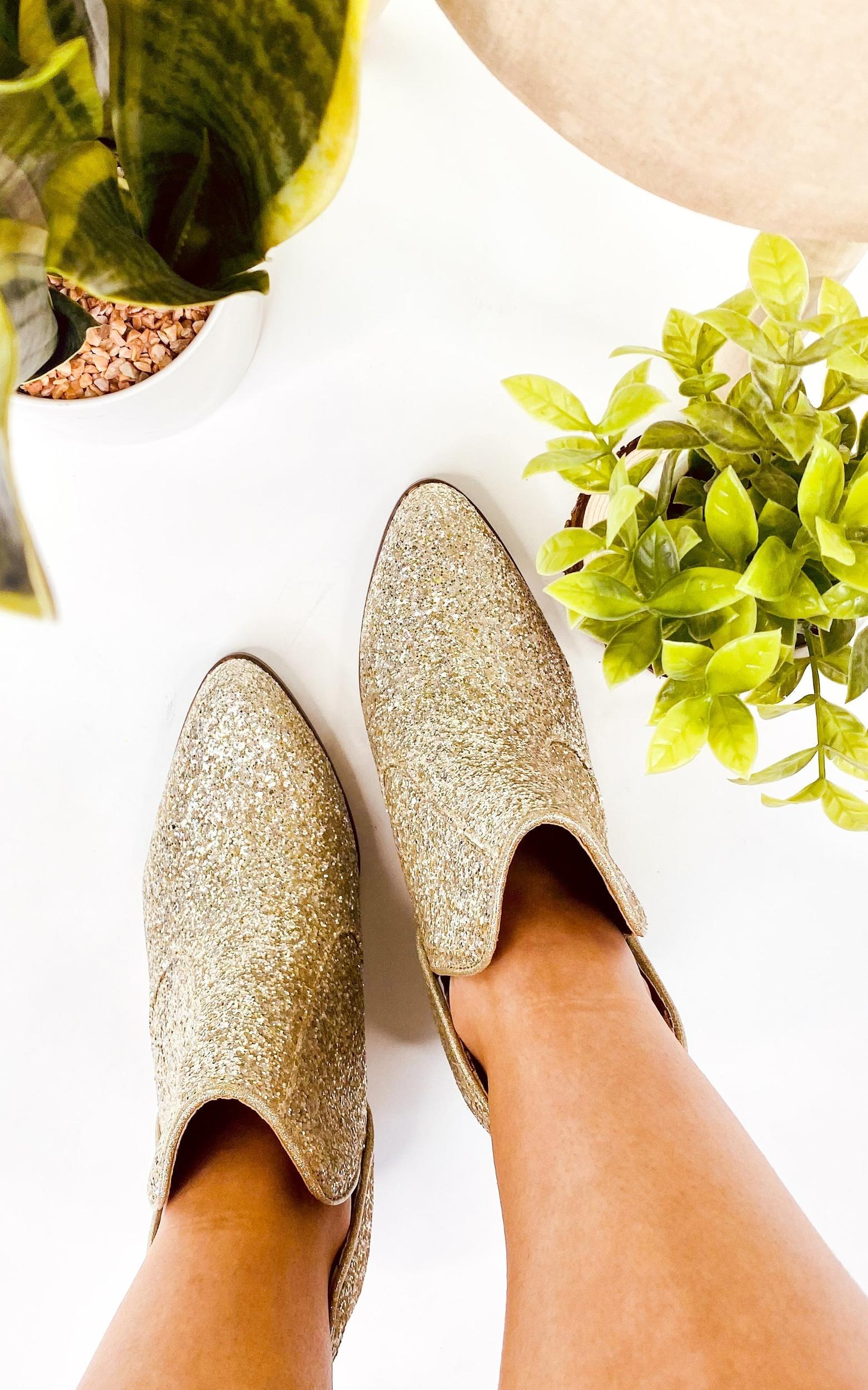 Fiera Booties in Gold (Online Exclusive) Product Image