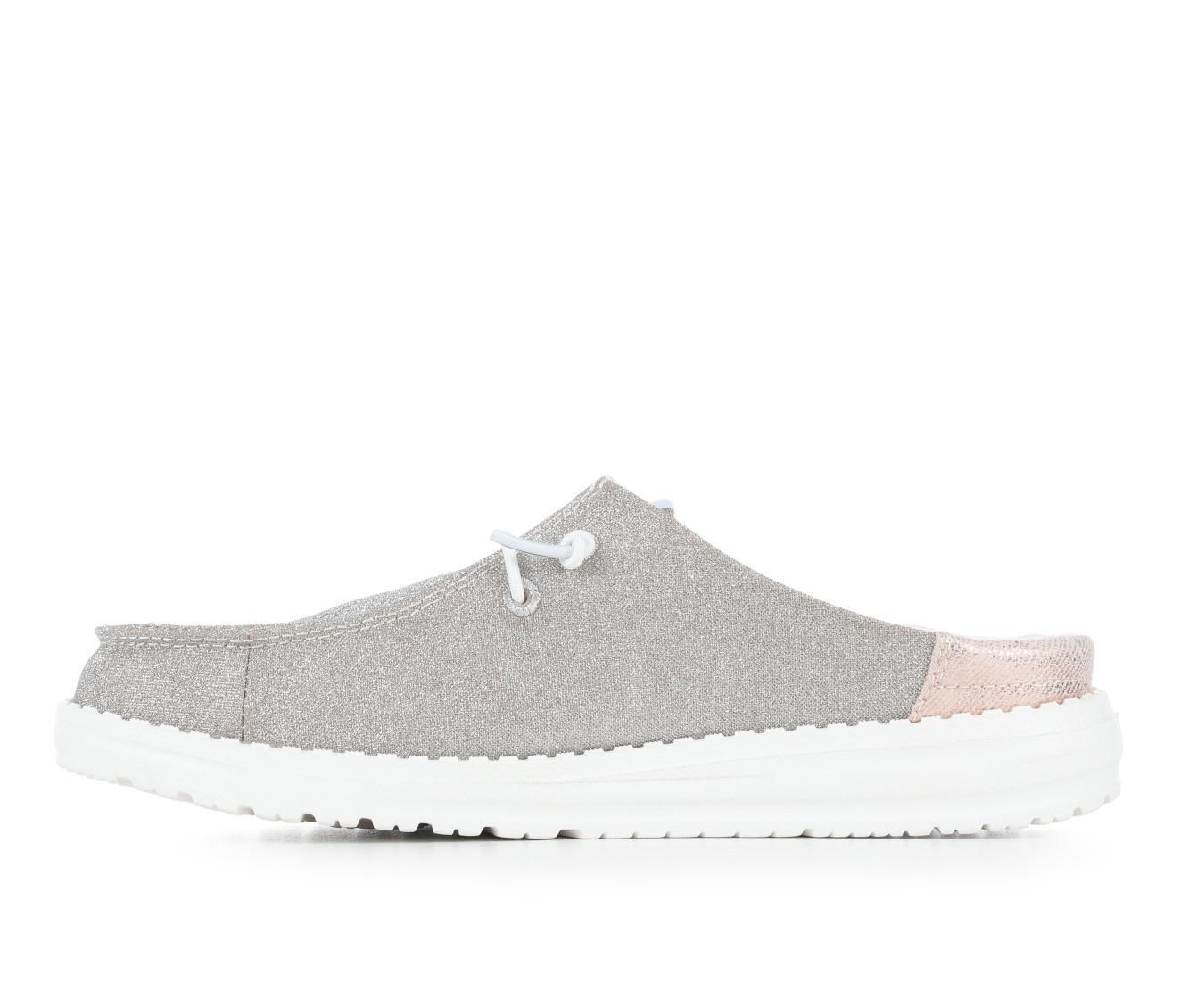 Women's HEYDUDE Wendy Slip Metallic Sparkle Casual Shoes Product Image
