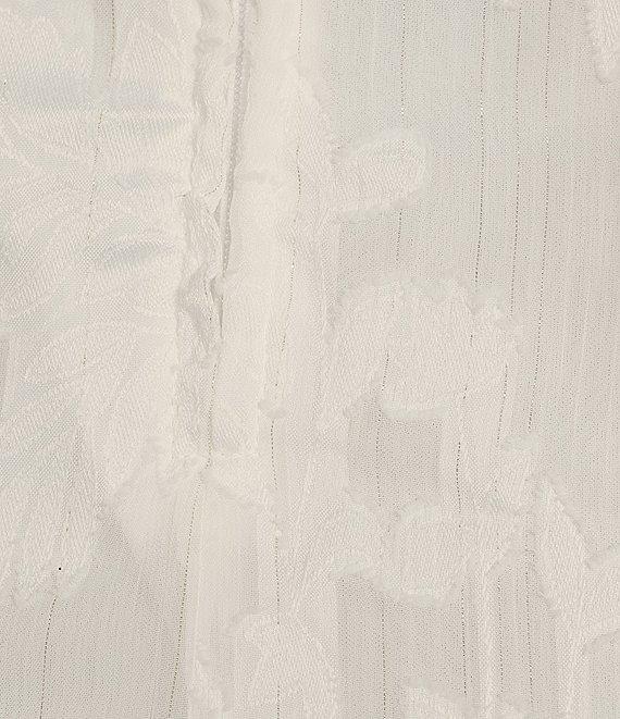 Floral Tie Strap Ruffle Side Slit Midi Dress Product Image