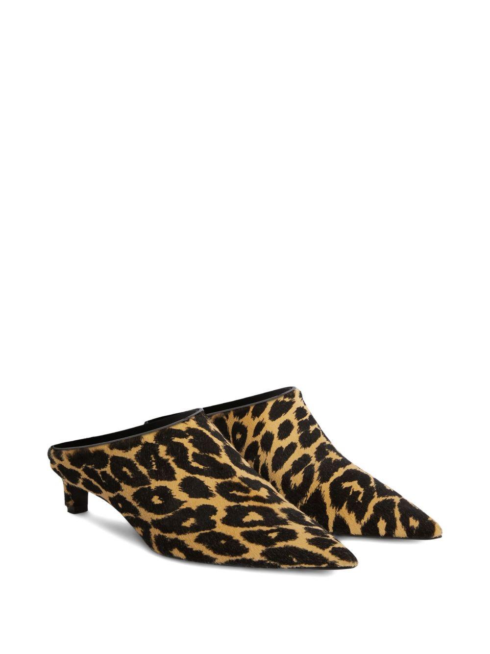 leopard-print mules Product Image