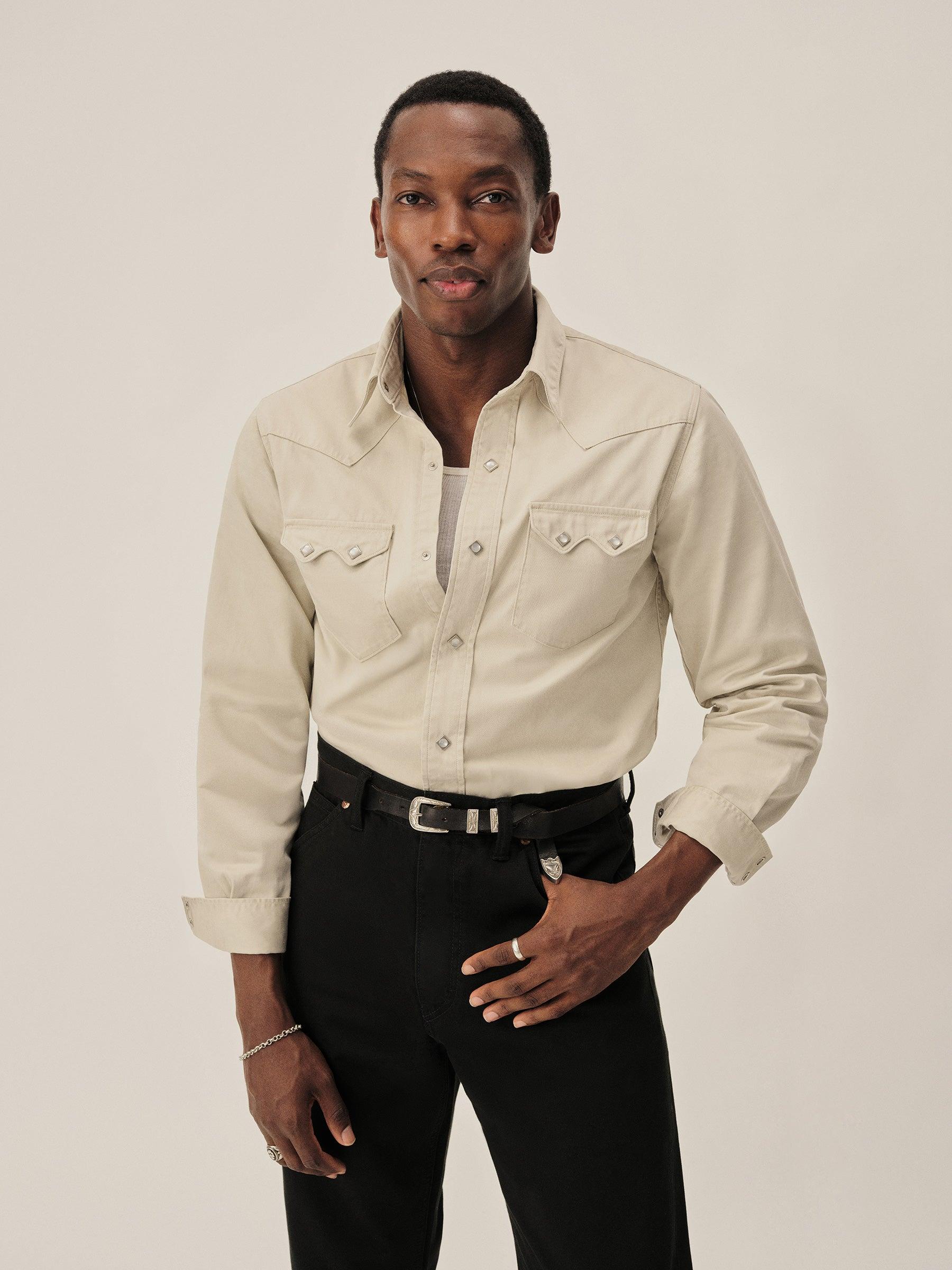 Natural Lee X Buck Mason Westerner Shirt Product Image