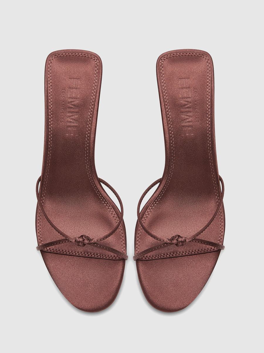 Maeve Slipper - Satin Brown Product Image