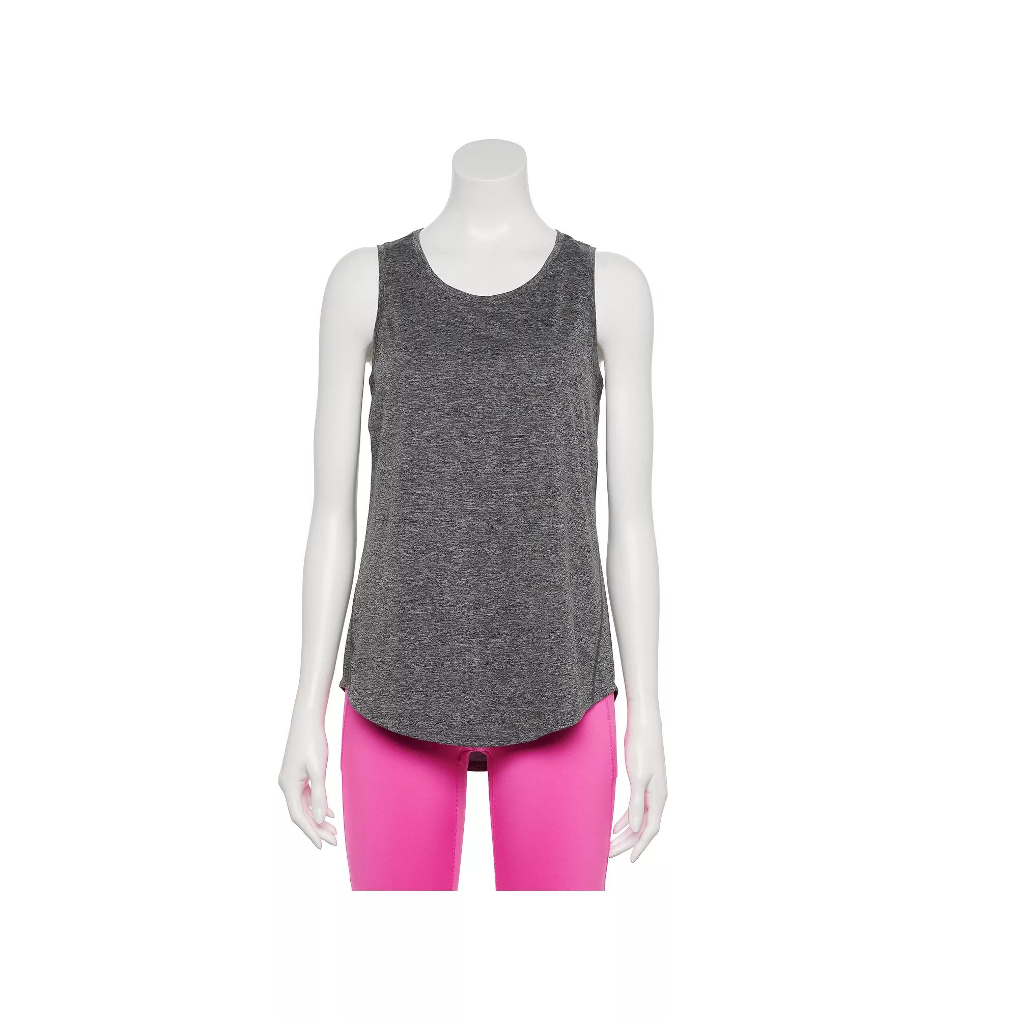 Women's Tek Gear® Core Crewneck Tank Top, Size: XS, Grey Product Image