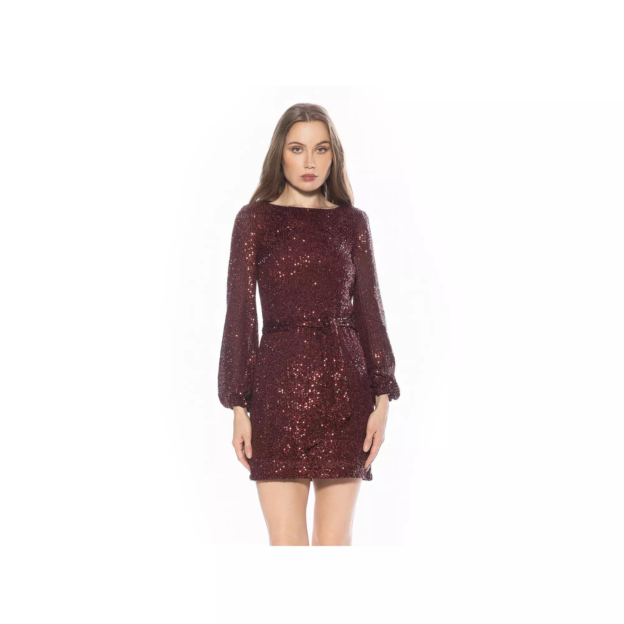 Women's ALEXIA ADMOR Val Sequin Shift Dress,  Product Image