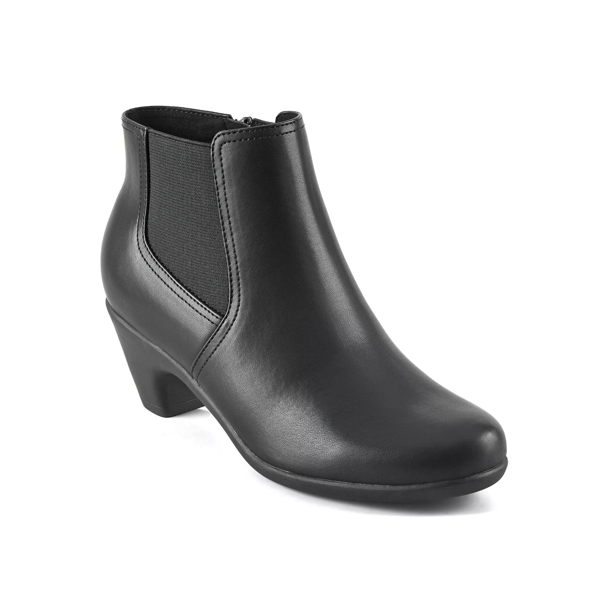 Easy Spirit Caelan Women's Heeled Ankle Boots, Size: 10, Black Product Image