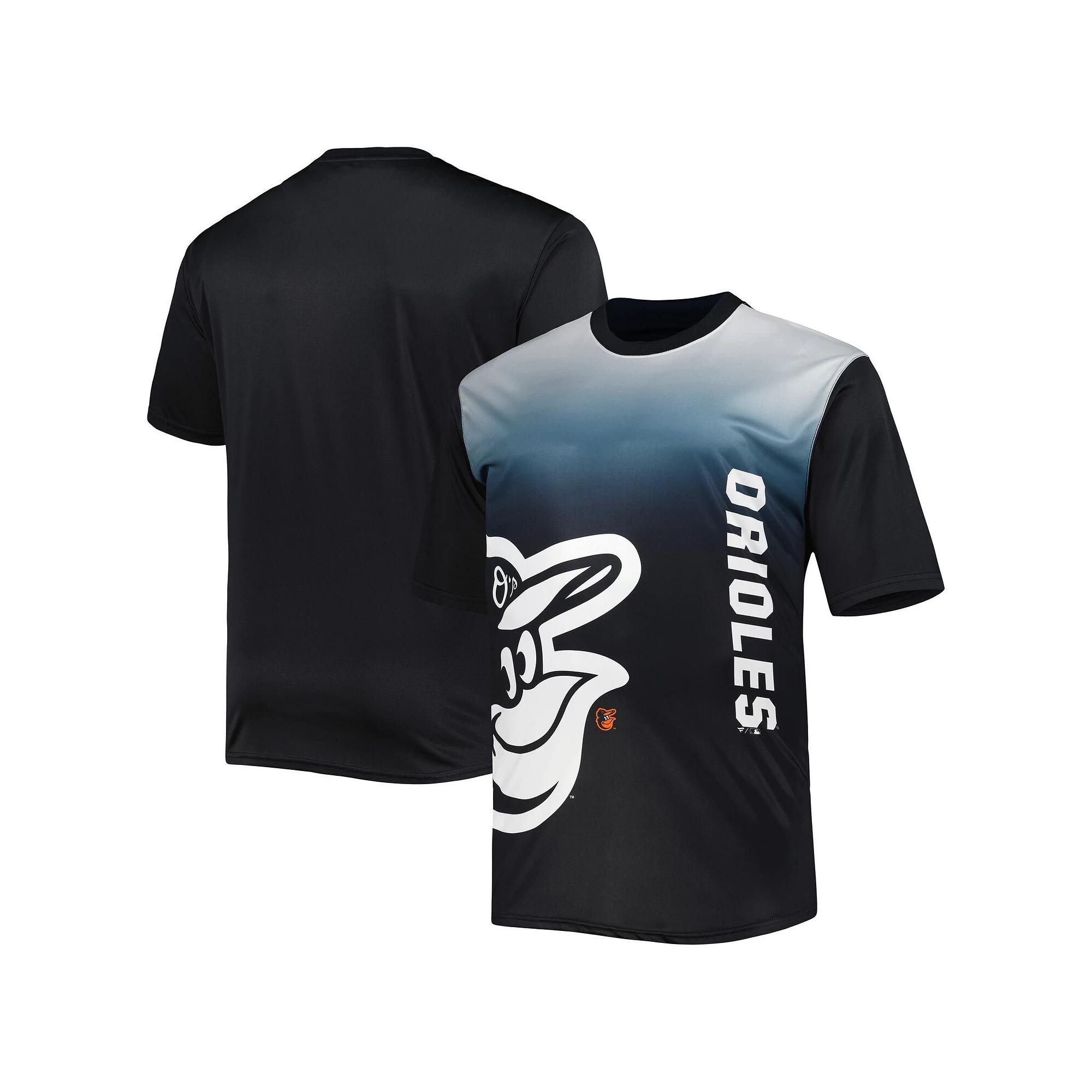 Men's Black Baltimore Orioles Sublimation T-Shirt, Size: XLT Product Image