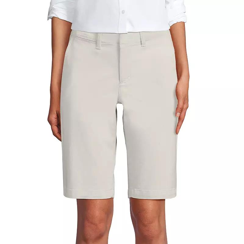 Women's Lands' End 12-in. Classic Bermuda Chino Shorts,  Product Image