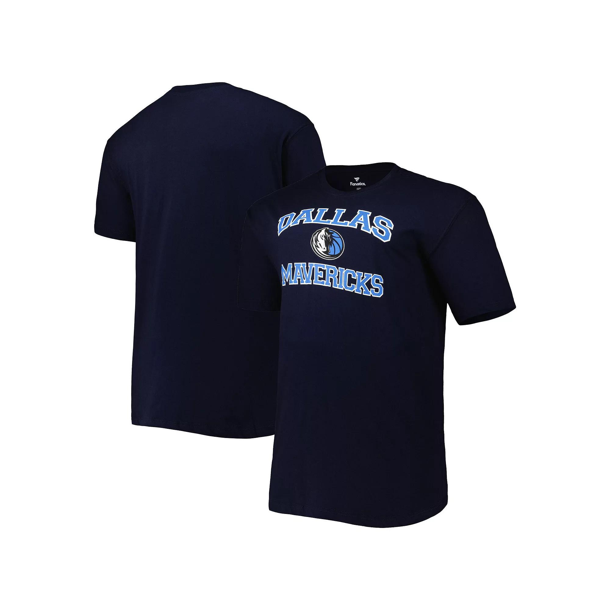 Men's Navy Dallas Mavericks Big & Tall Heart & Soul T-Shirt,  Product Image