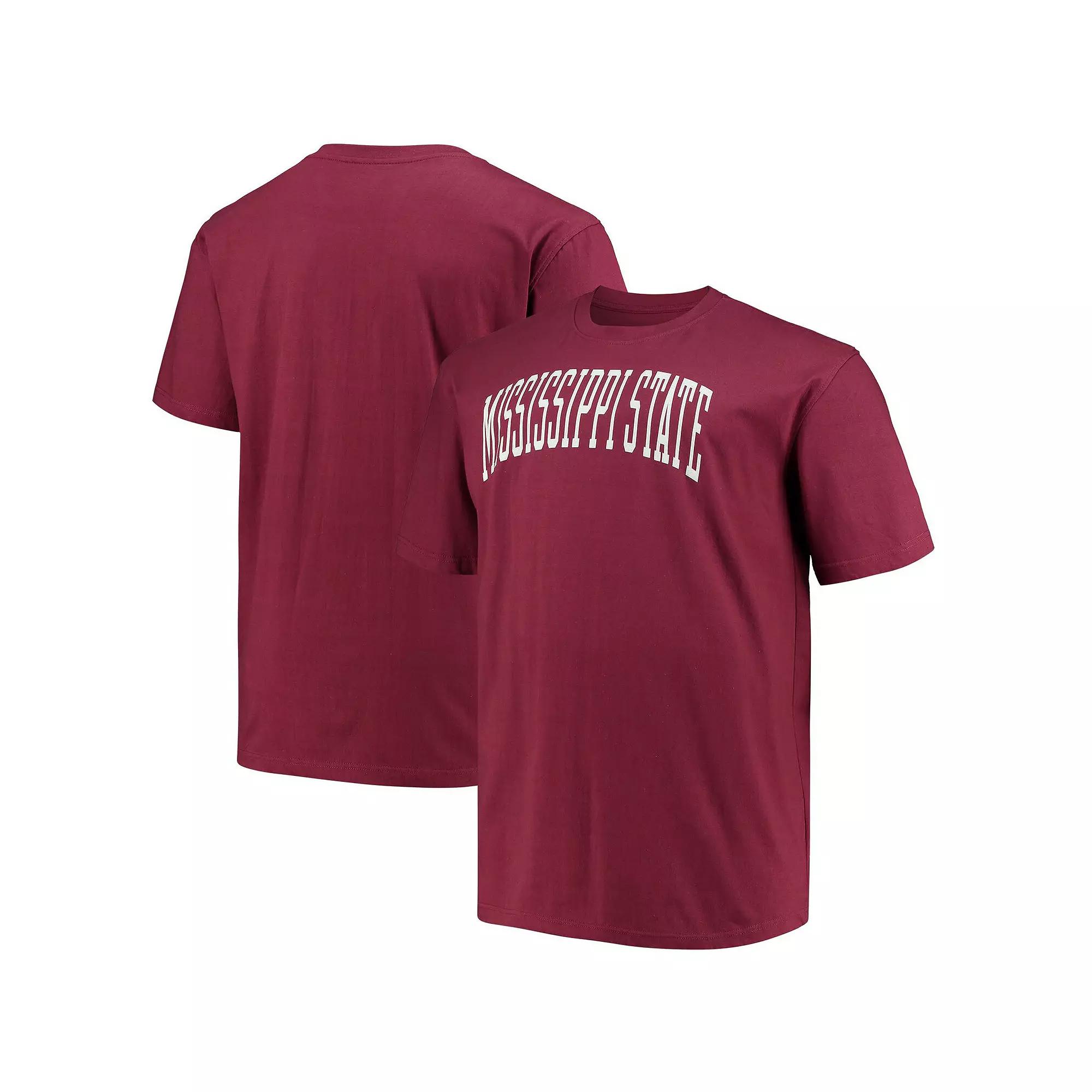 Men's Champion Maroon Mississippi State Bulldogs Big & Tall Arch Team Logo T-Shirt,  Product Image