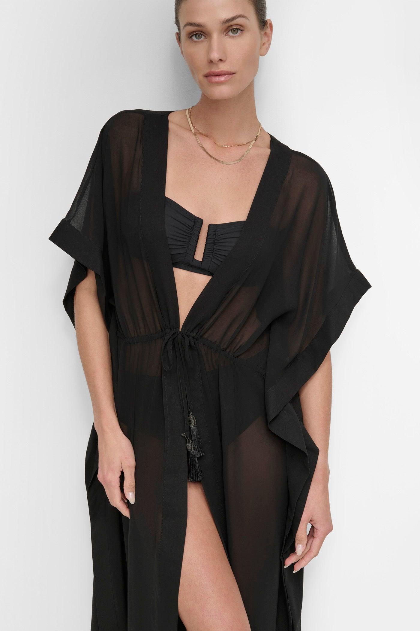 TIE-FRONT MAXI KAFTAN Product Image