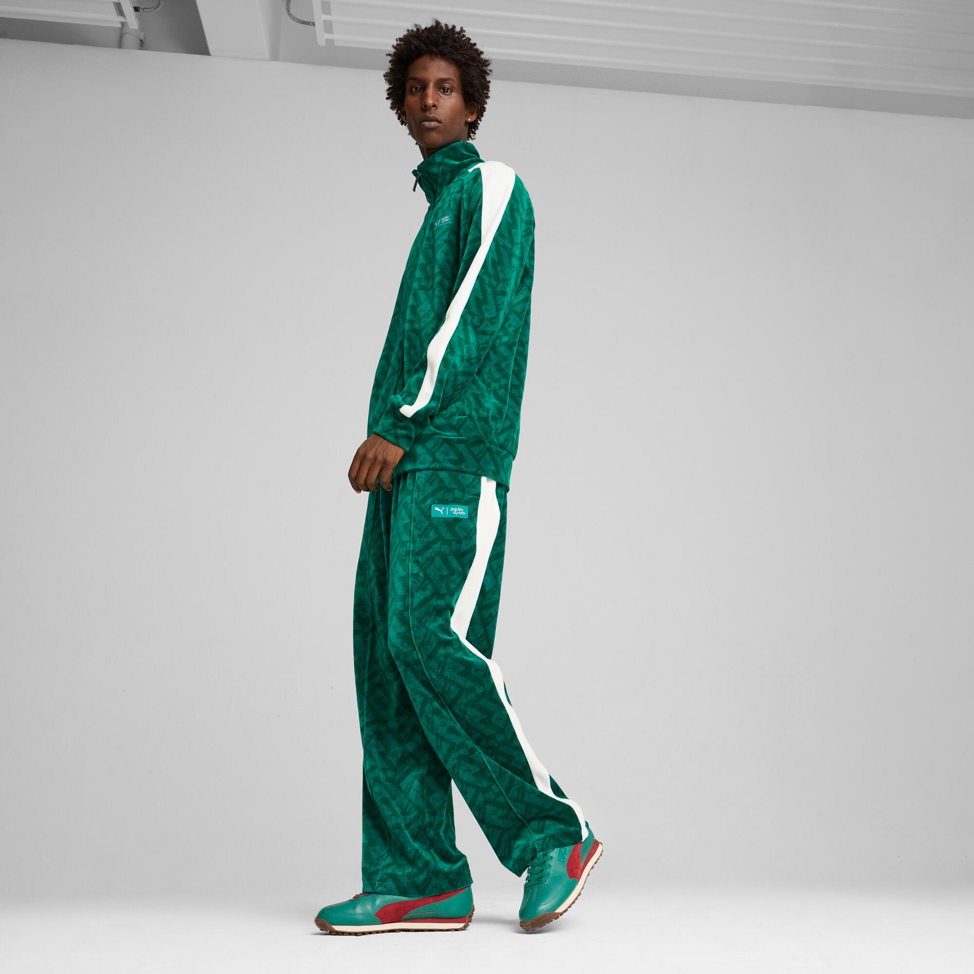 PUMA x SQUID GAME Easy Rider Men's Sneakers in Intense Red/Dark Pine Product Image