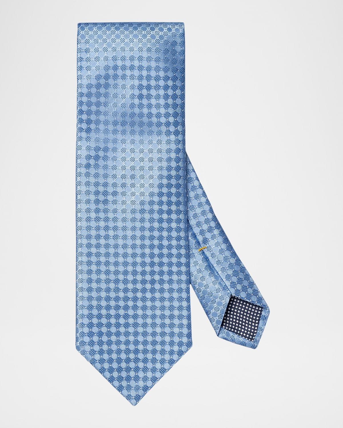 Mens Geometric Silk Tie Product Image