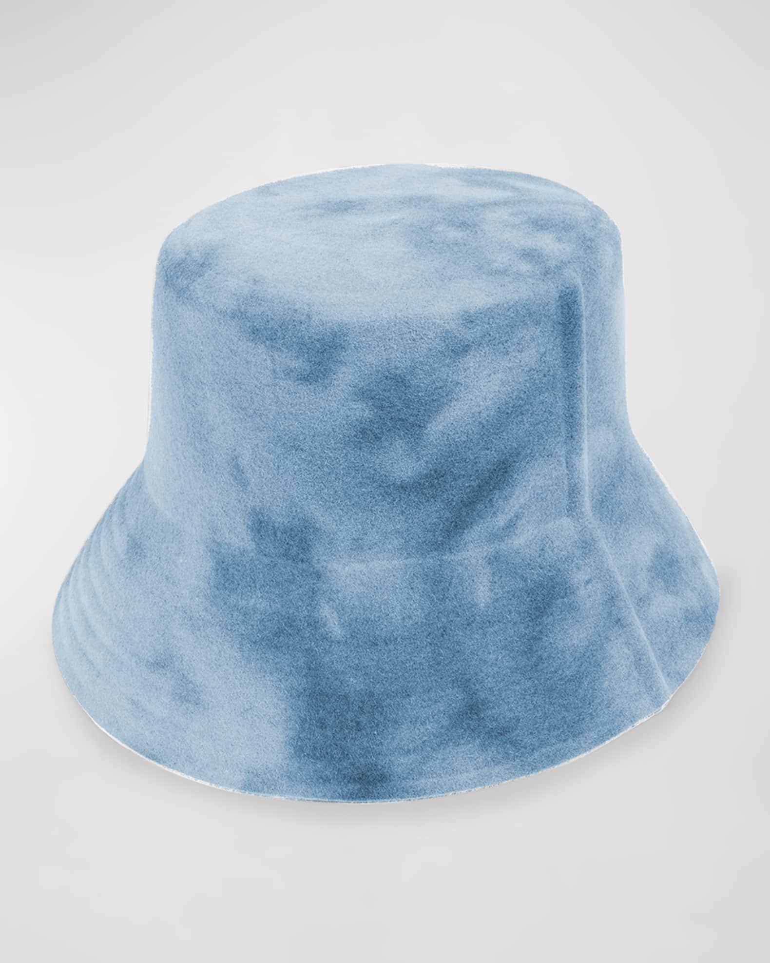 Becky Tie-Dye Felt Bucket Hat  Product Image