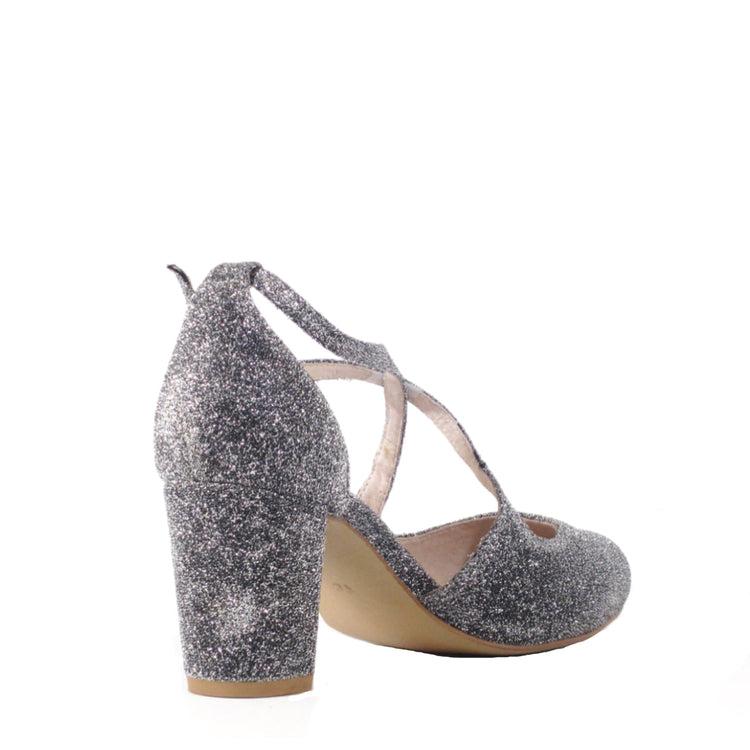 Oren Glitter Mary Jane Heels Product Image