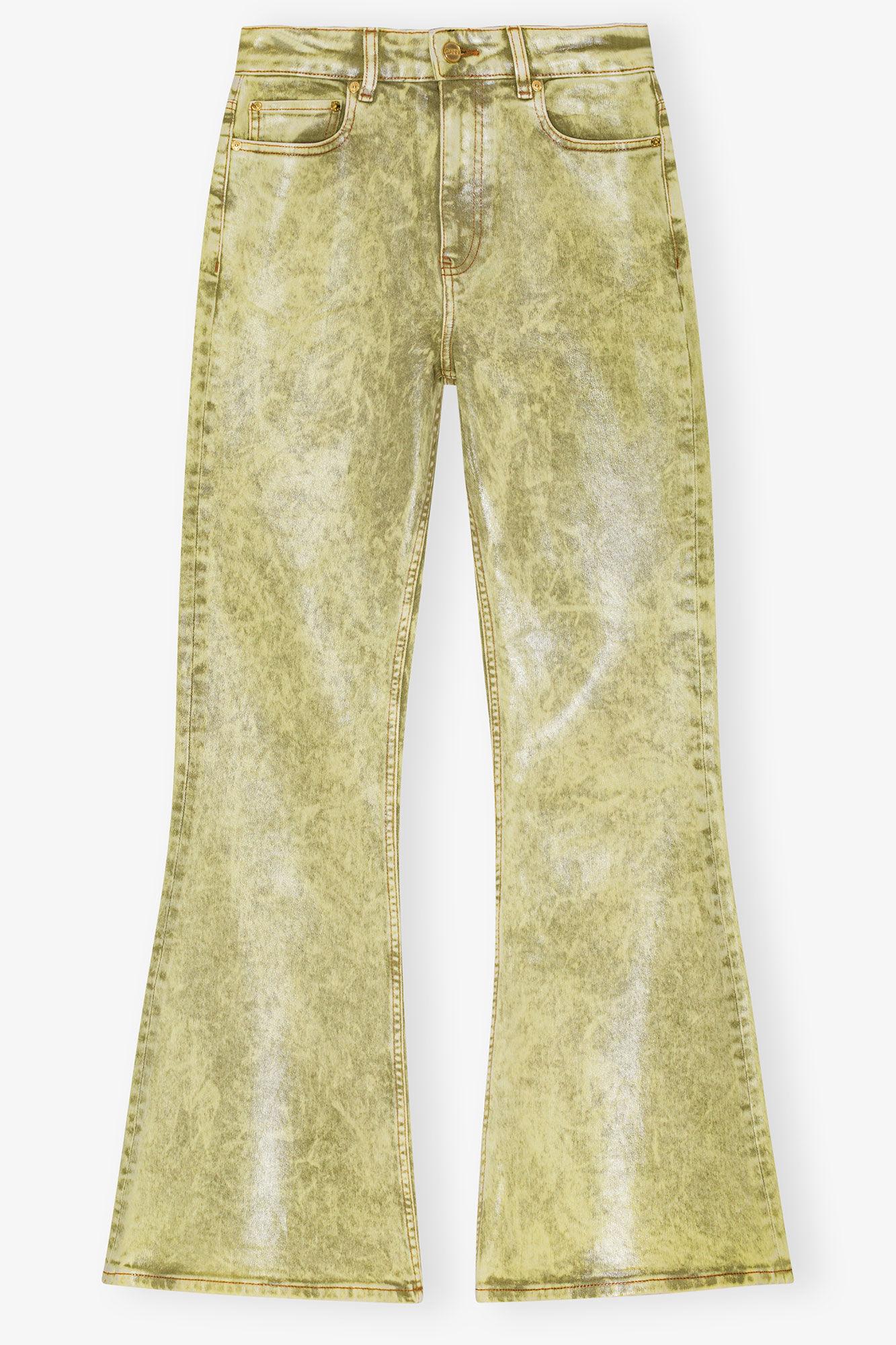 Green Foil Jeans Product Image