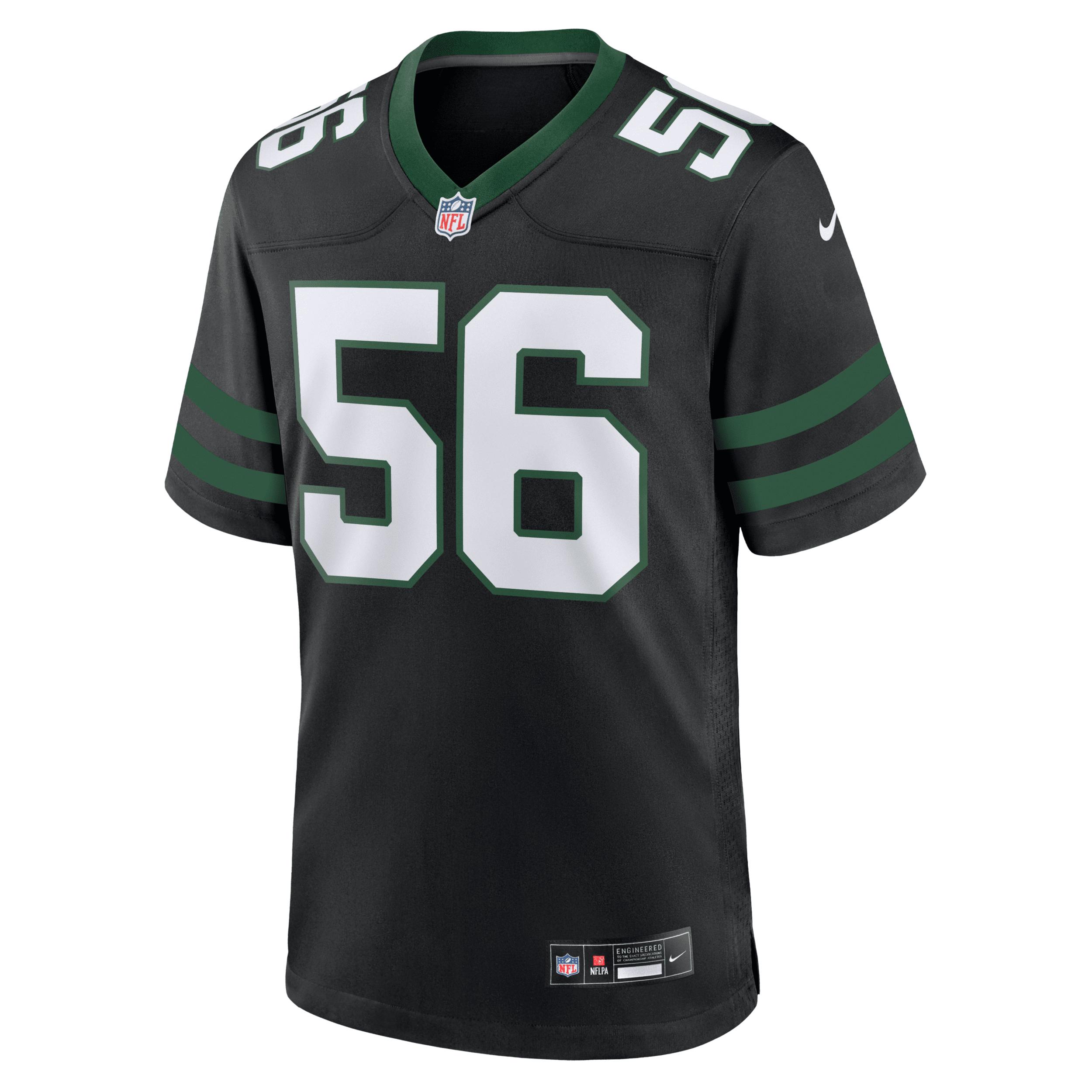 Nike Mens NFL New York Jets (Quincy Williams) Game Football Jersey | 67NM09WK72-FNG Product Image