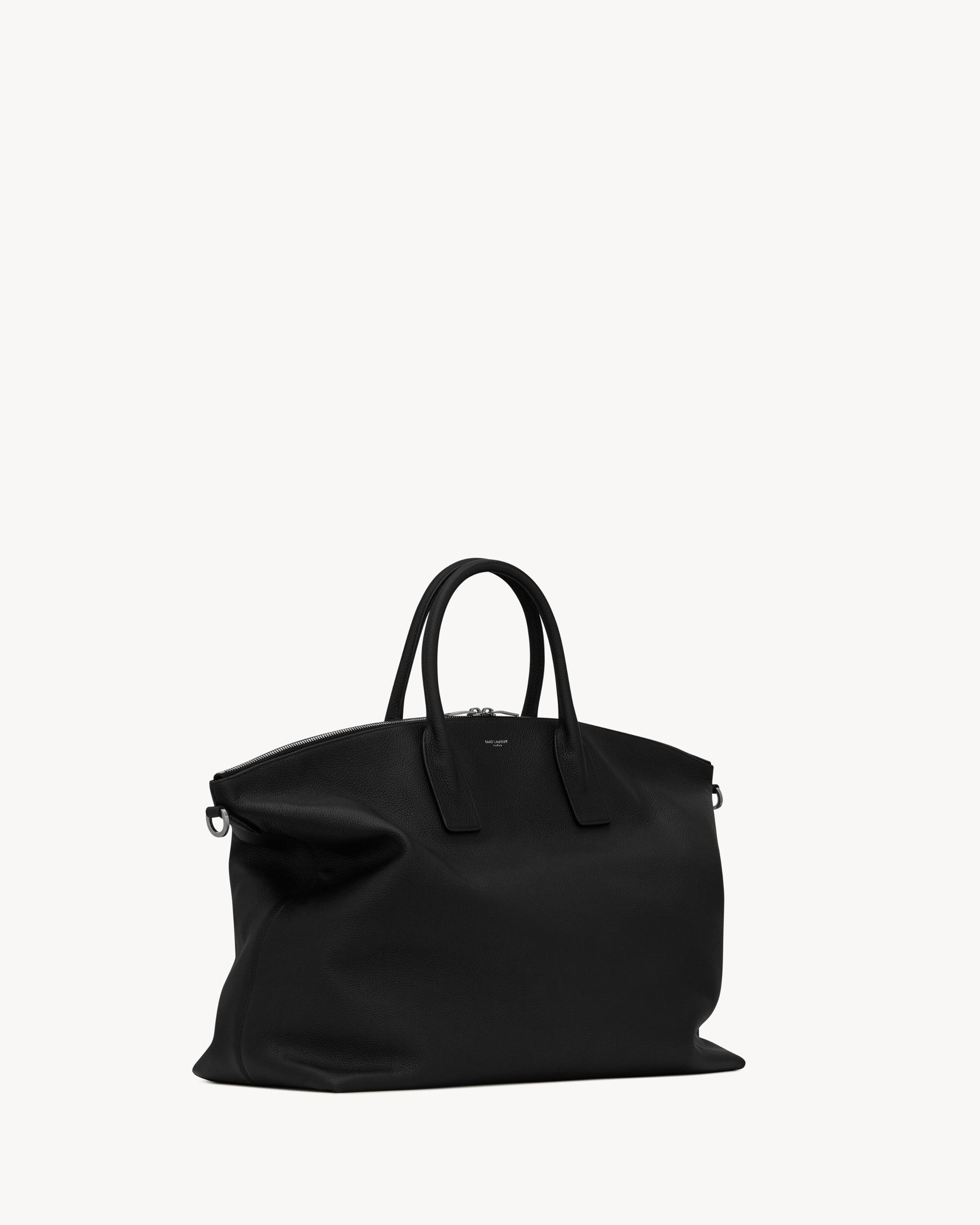 GIANT BOWLING bag in soft grained leather Product Image