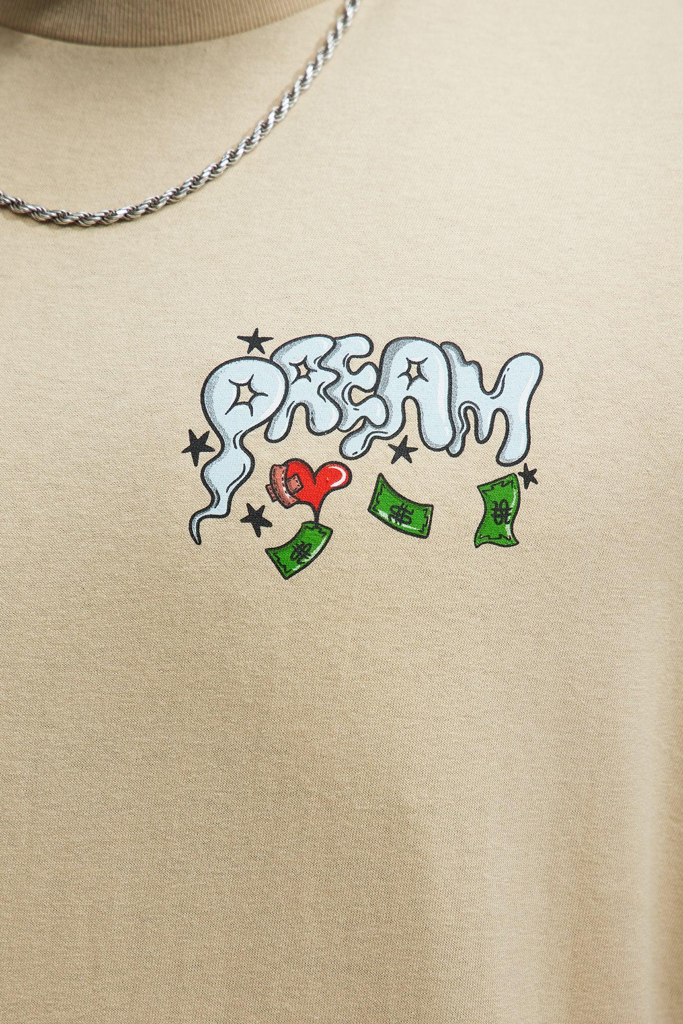 Deadly Dreams Short Sleeve Tee - Natural Product Image