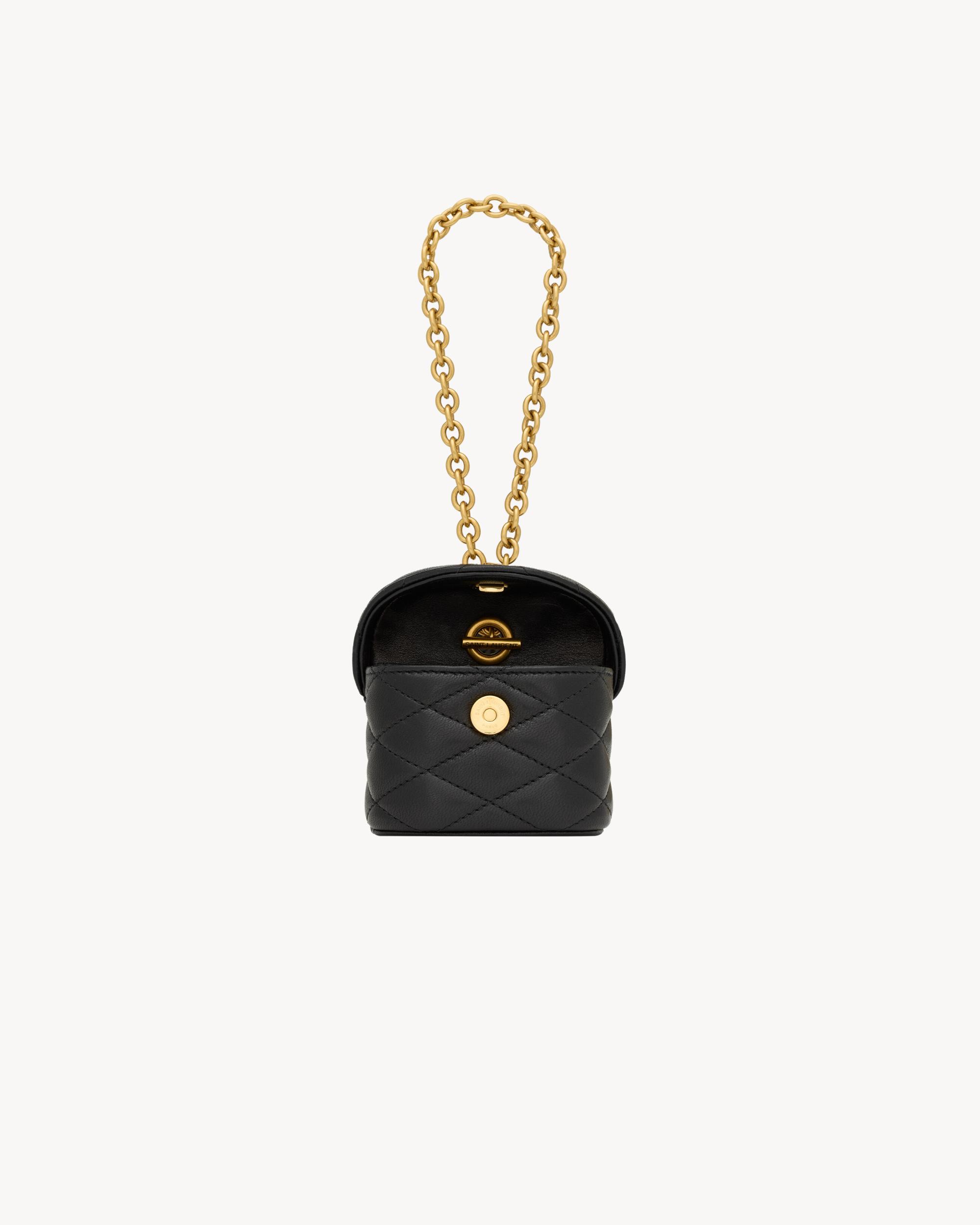 JUNE box bag charm in lambskin Product Image