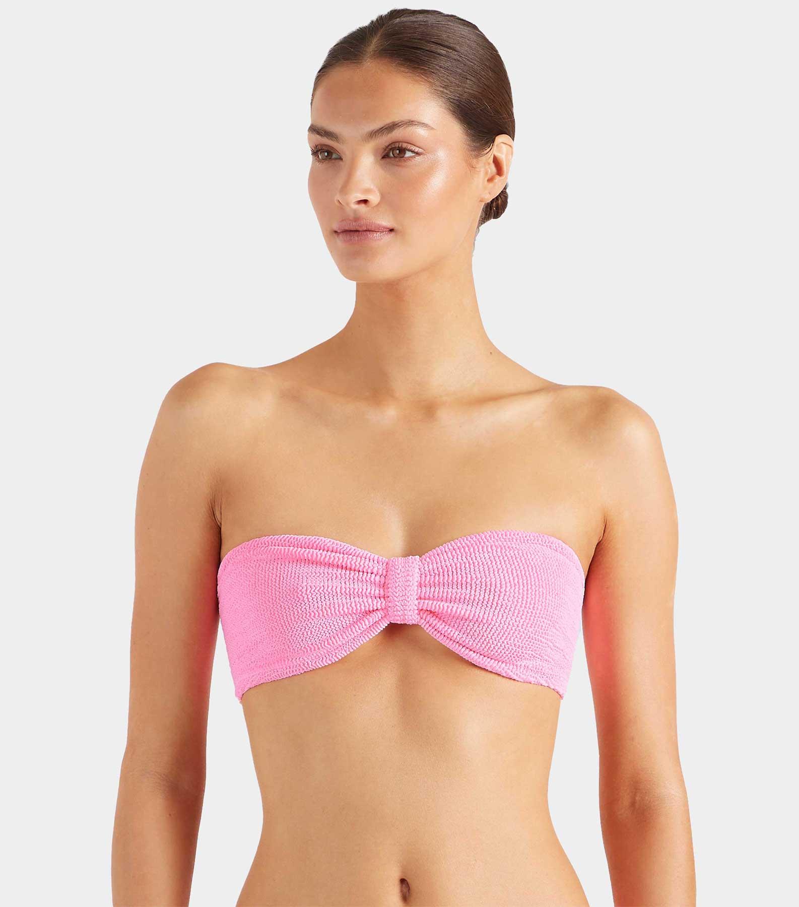 Jean Bikini Top - Bubblegum Product Image