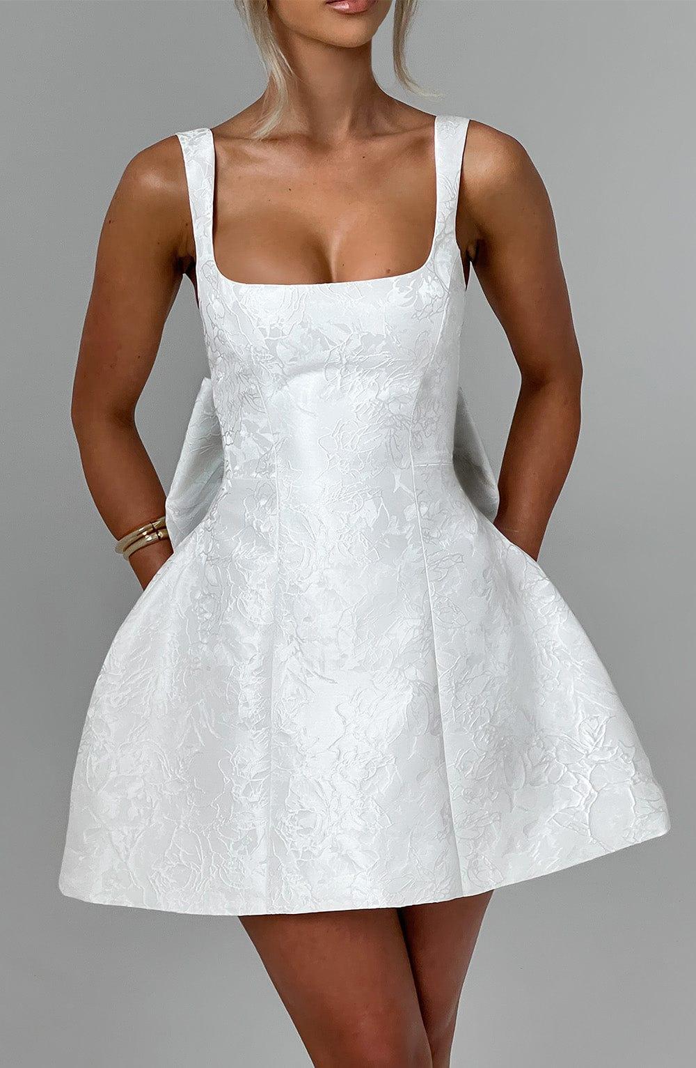 Orla Mini Dress - Ivory Product Image