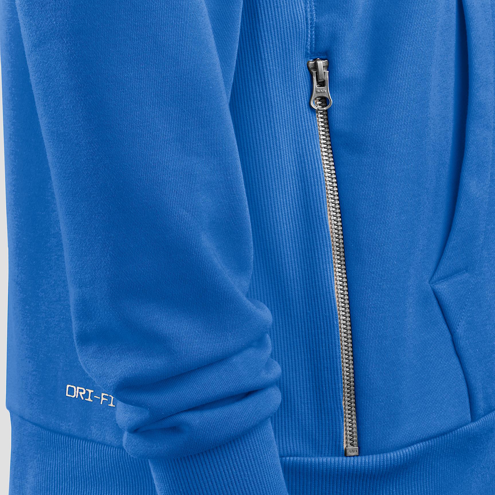 Men's UCLA Sideline Jordan Brand Dri-FIT College Pullover Hoodie Product Image