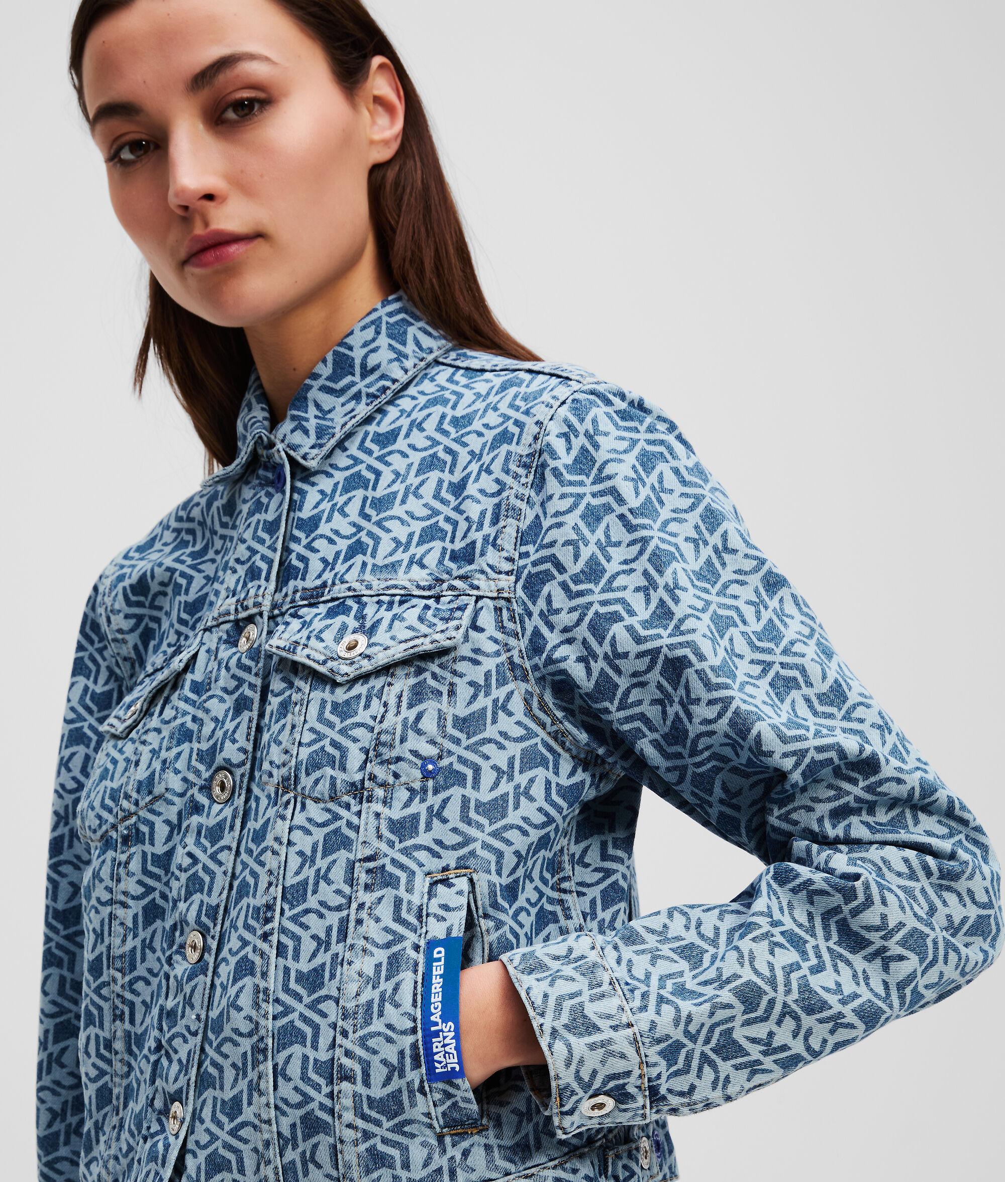 ALL-OVER MONOGRAM DENIM JACKET Product Image