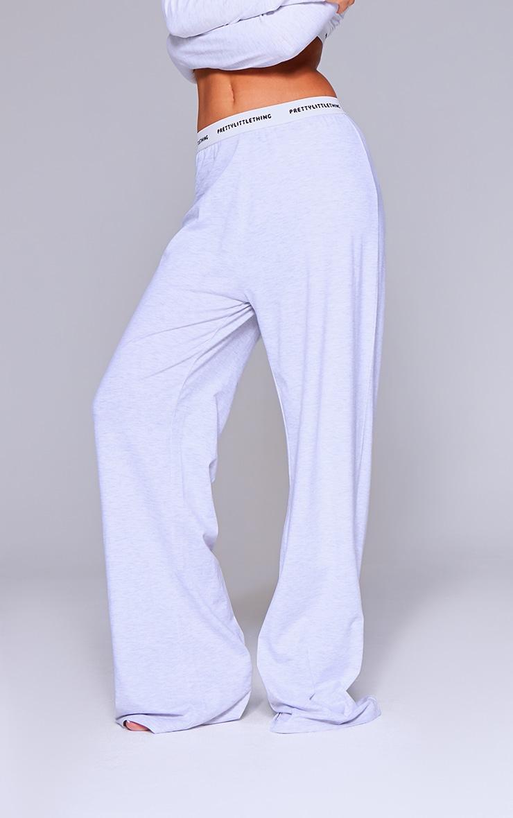 PRETTYLITTLETHING Tape Grey Marl PJ Pants Product Image