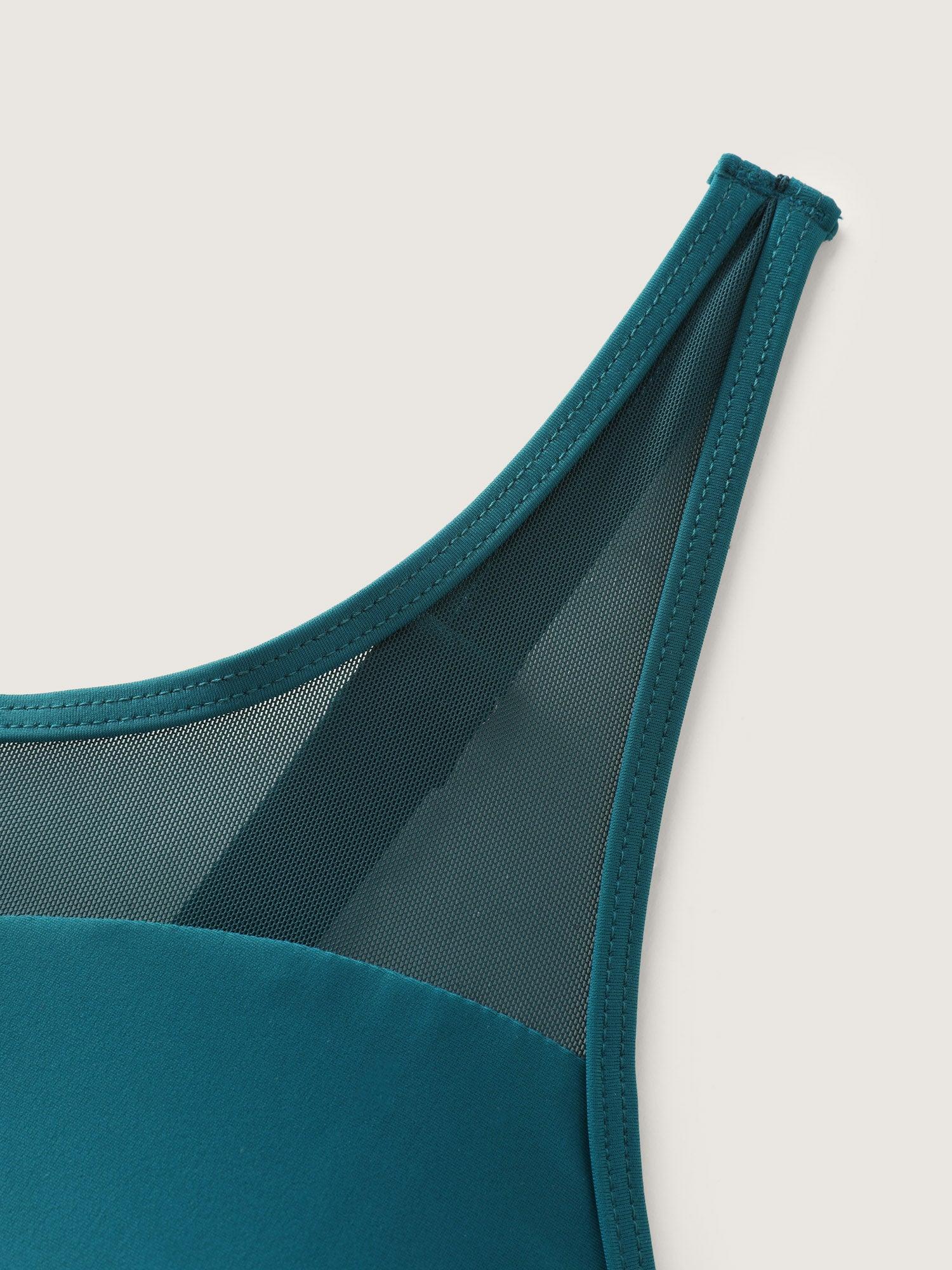 Channel Drawstring Ruffled Swim Dress Female Product Image