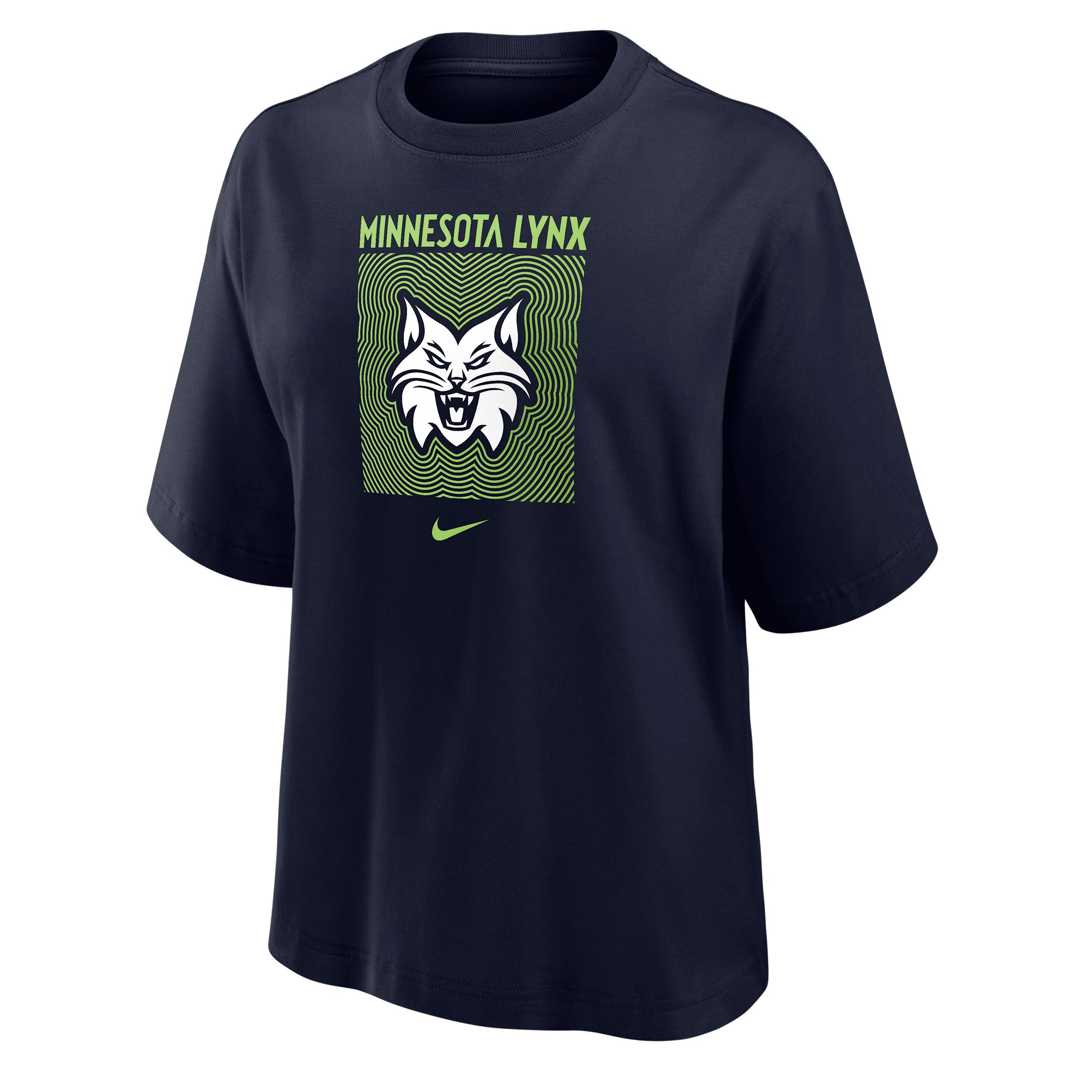 Minnesota Lynx Nike Womens WNBA Boxy T-Shirt | W11122WMIN-NVY Product Image