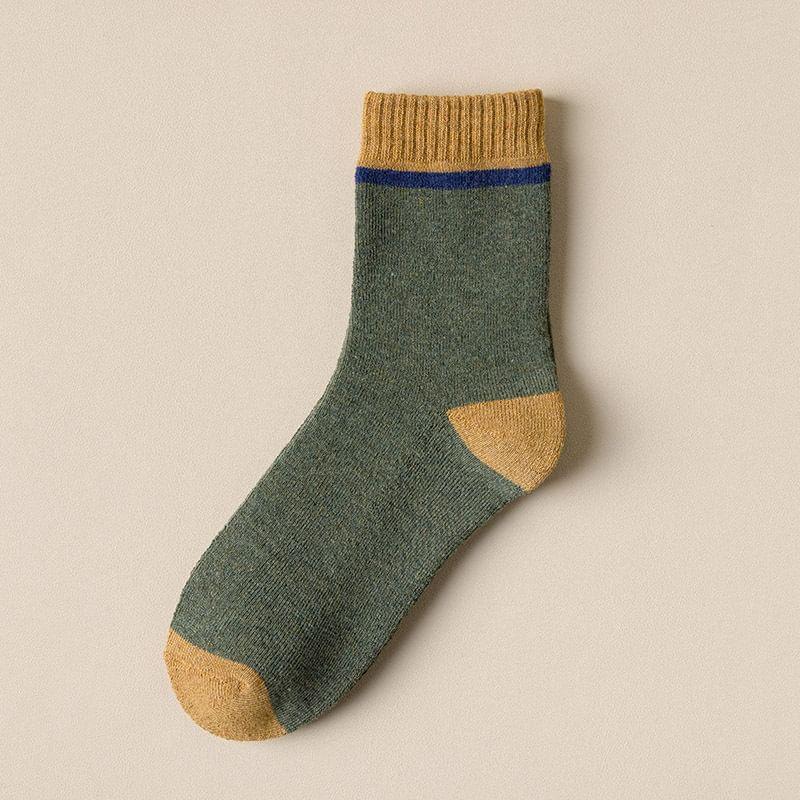 Two Tone Crew Socks Product Image
