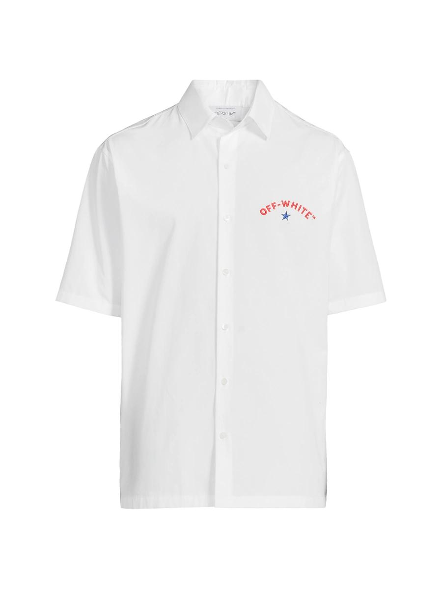 Mens Star Arrow Bowling Shirt Product Image