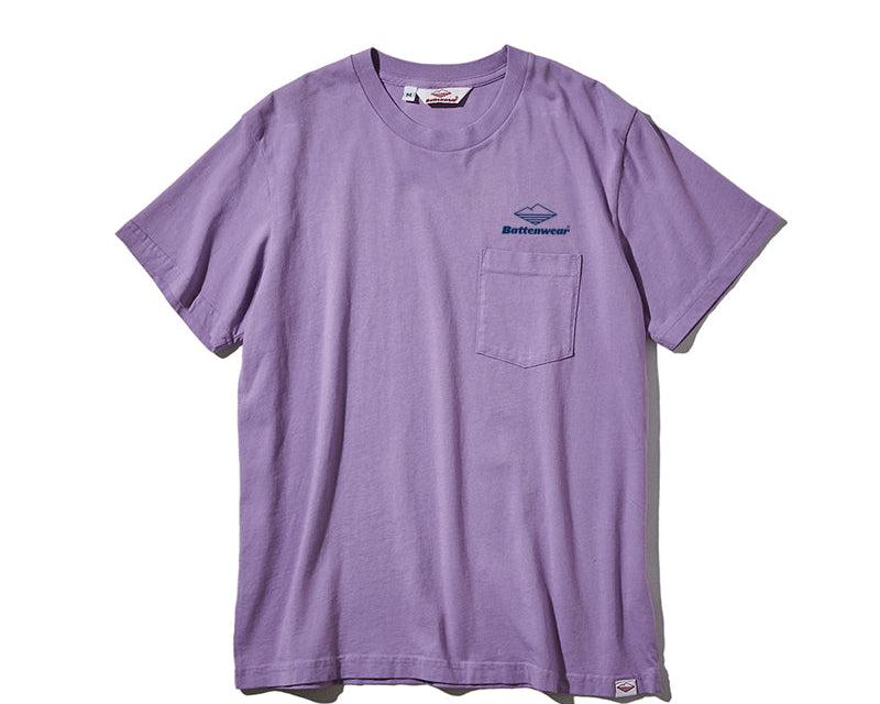 Team S/S Pocket Tee / Lavender x Navy Product Image
