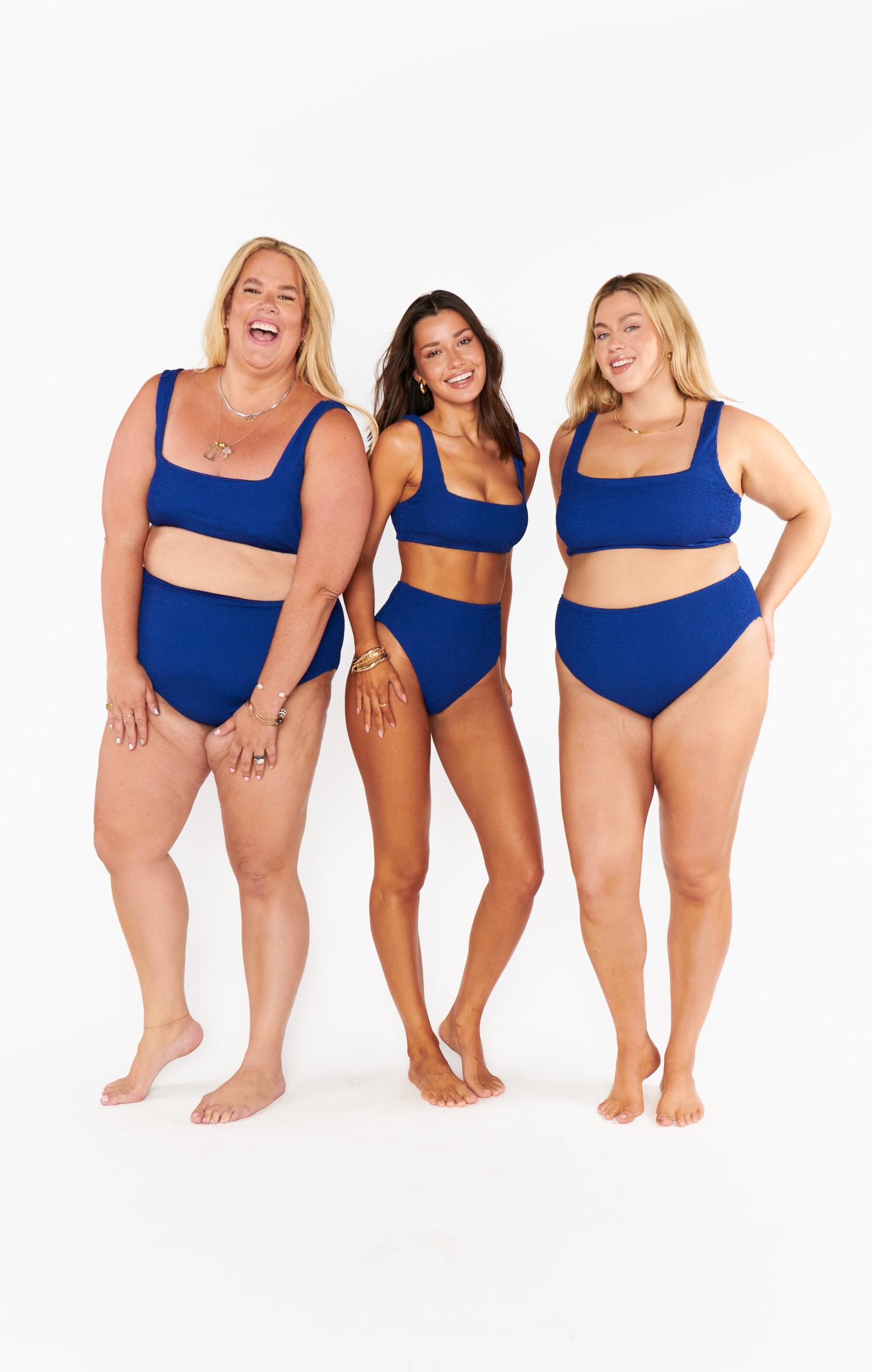 Hot Tub Top ~ Navy Scrunch Product Image