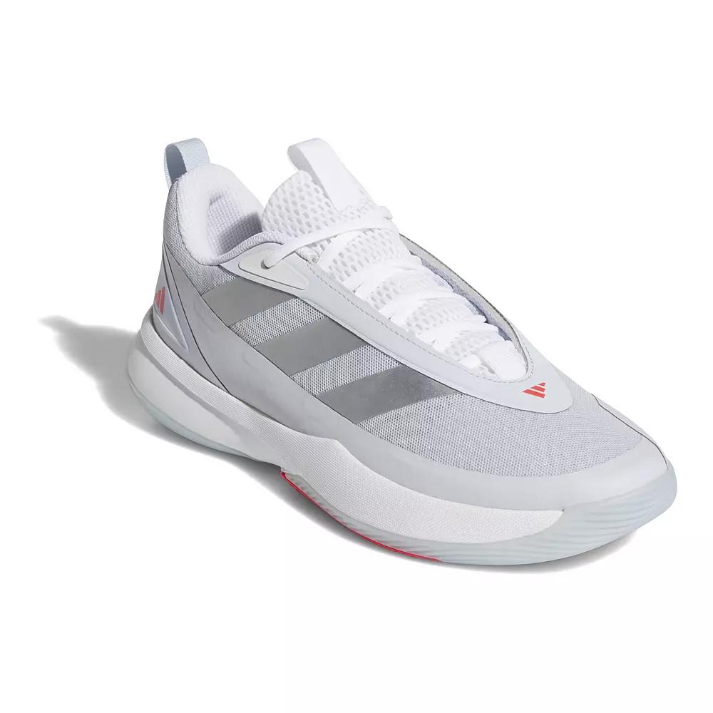 adidas Subzone Men's Basketball Shoes, Size: 10.5, Blue Silver White Product Image