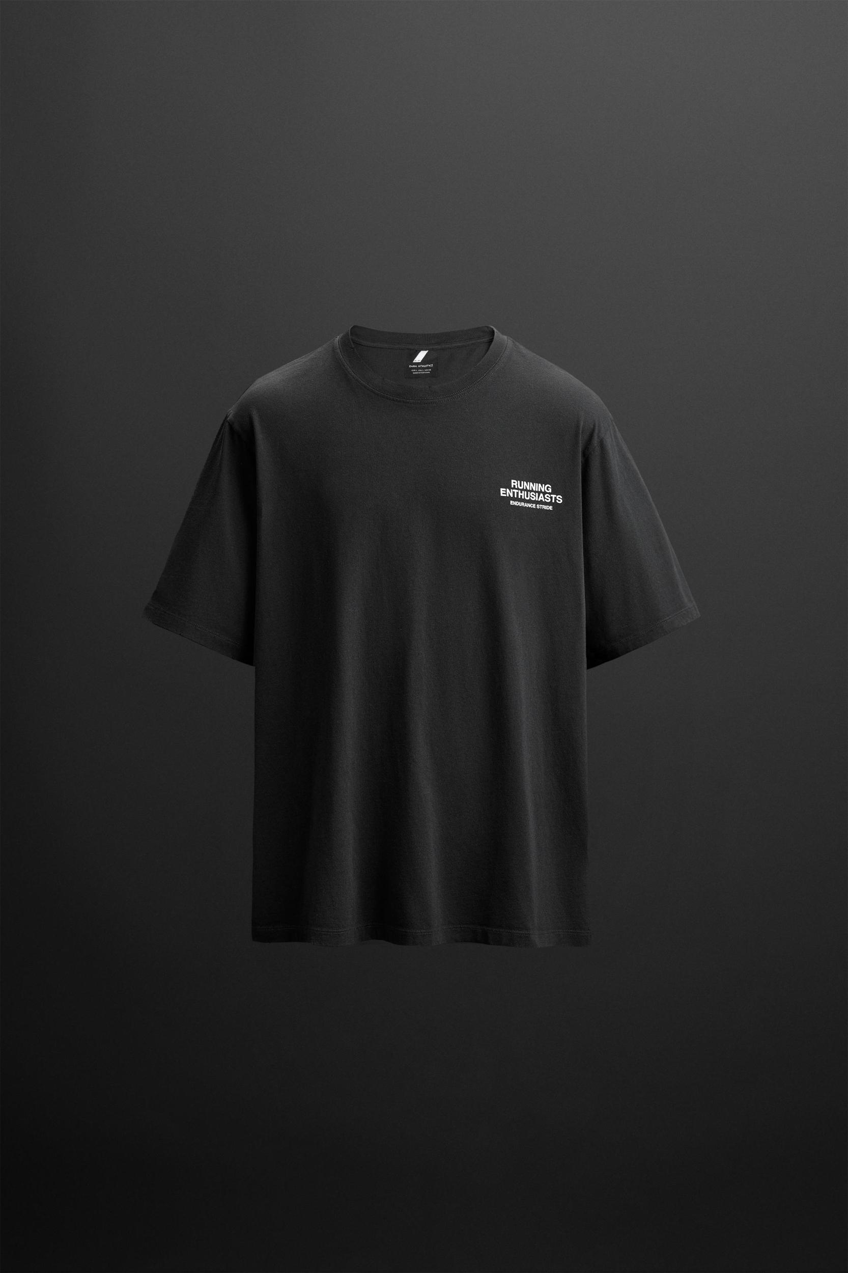 RELAXED FIT RUNNING PRINT T-SHIRT Product Image