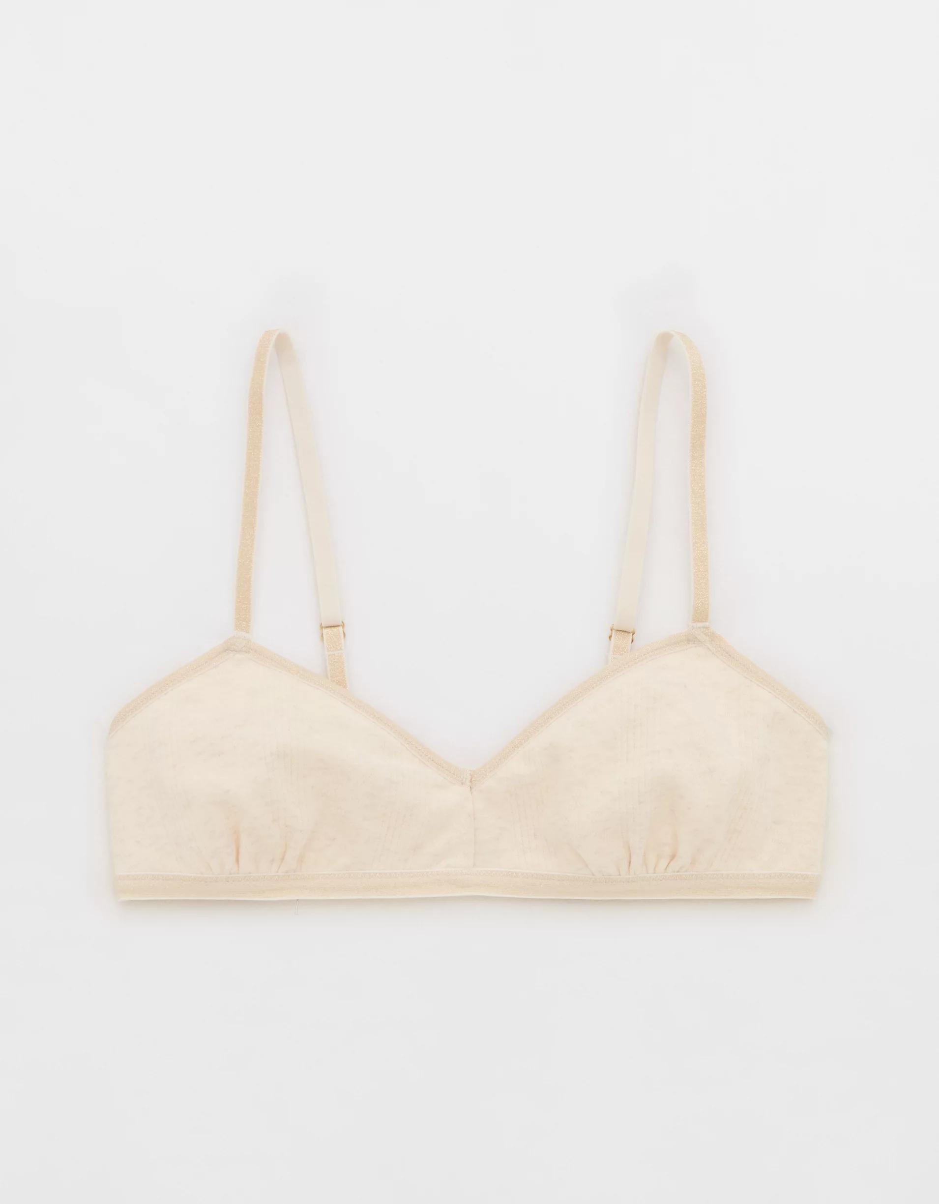 Superchill Shine Pointelle Triangle Bralette Women's Product Image