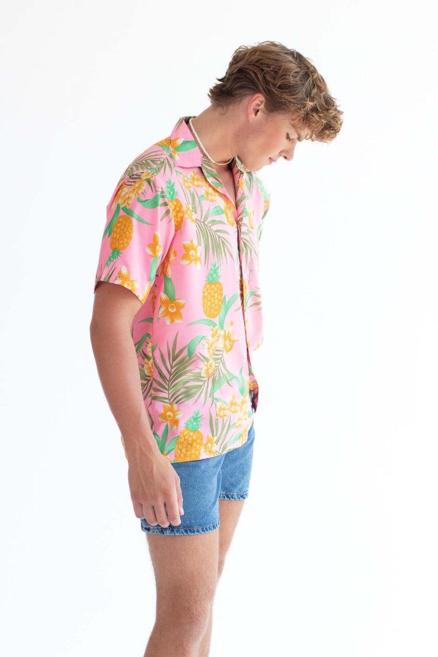 Golden Pineapple Hawaiian Shirt Product Image